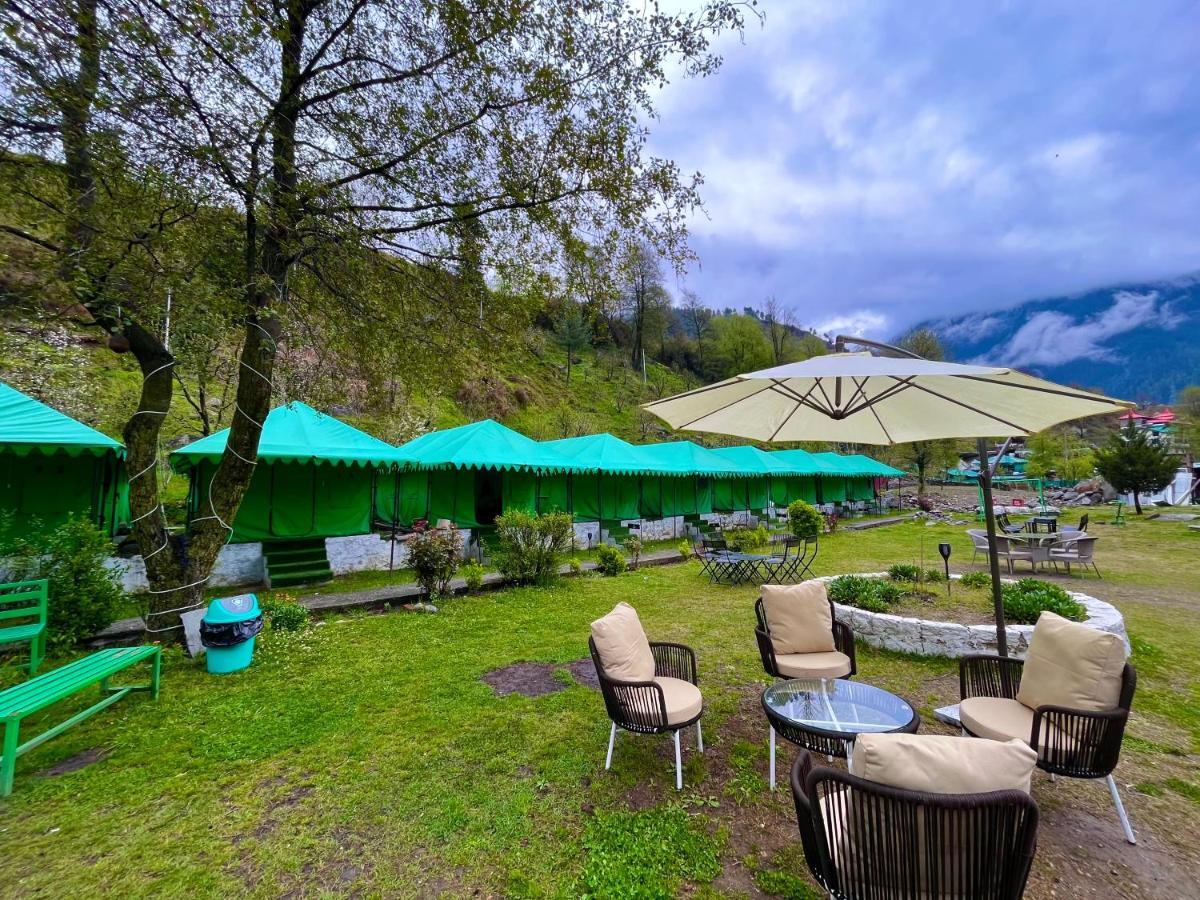 Himalayan Root Swiss Cottage Tents - Camping With Bonfire Manali (Himachal Pradesh) Exterior photo